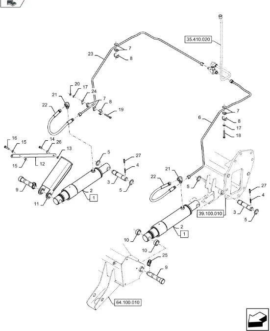 47383011 - гидроцилиндр